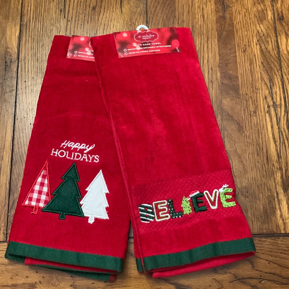 Bath Hand Towels from St. Nicholas Square